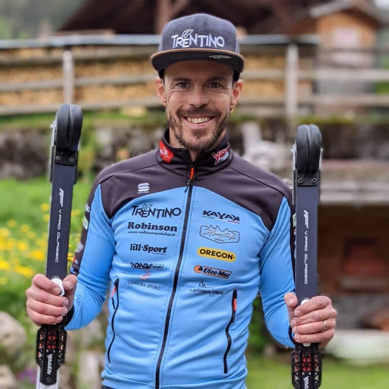 Bruno Debertolis – Italiensk skiløper med rulleski fra FF Skis under trening