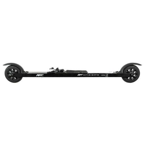 FF Active Skate Rulleski i sort eloksert aluminium og hvit skrift.