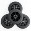FF Rollerskis Sorte Hjulsett Flow Skate Wheels FIS-godkjent rulleskihjul 40 prosent tilbud Norge