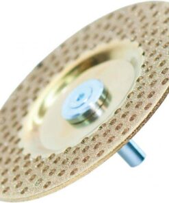 Slip for rulleskipigger, slipper alle pigger uten å lage varme. enkelt å se igjennom hullene ved bruk. kan slipe alle stavpigger. veldig lett å bruke. Slipeskive til Rulleski Pigger