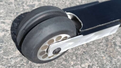Gummihjul med V- Spor gir bedre balanse for nybegynnere på rulleski
